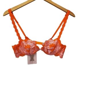 Savage X Fenty Perfect Poppies Lace Bralette 34A
